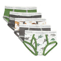 Boys Set of 5 Happy Herbivores & Lions Underwear