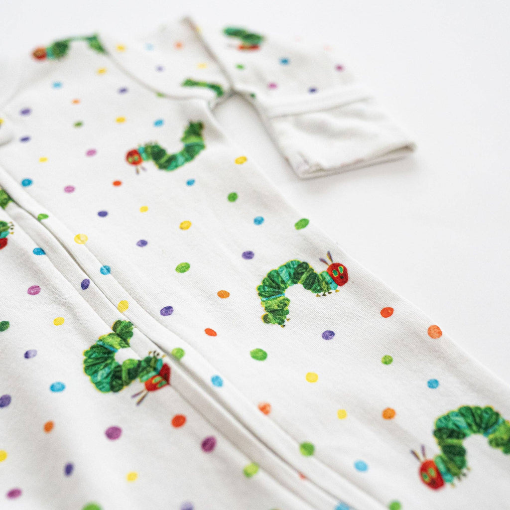 Caterpillar | Organic Zipper Footie