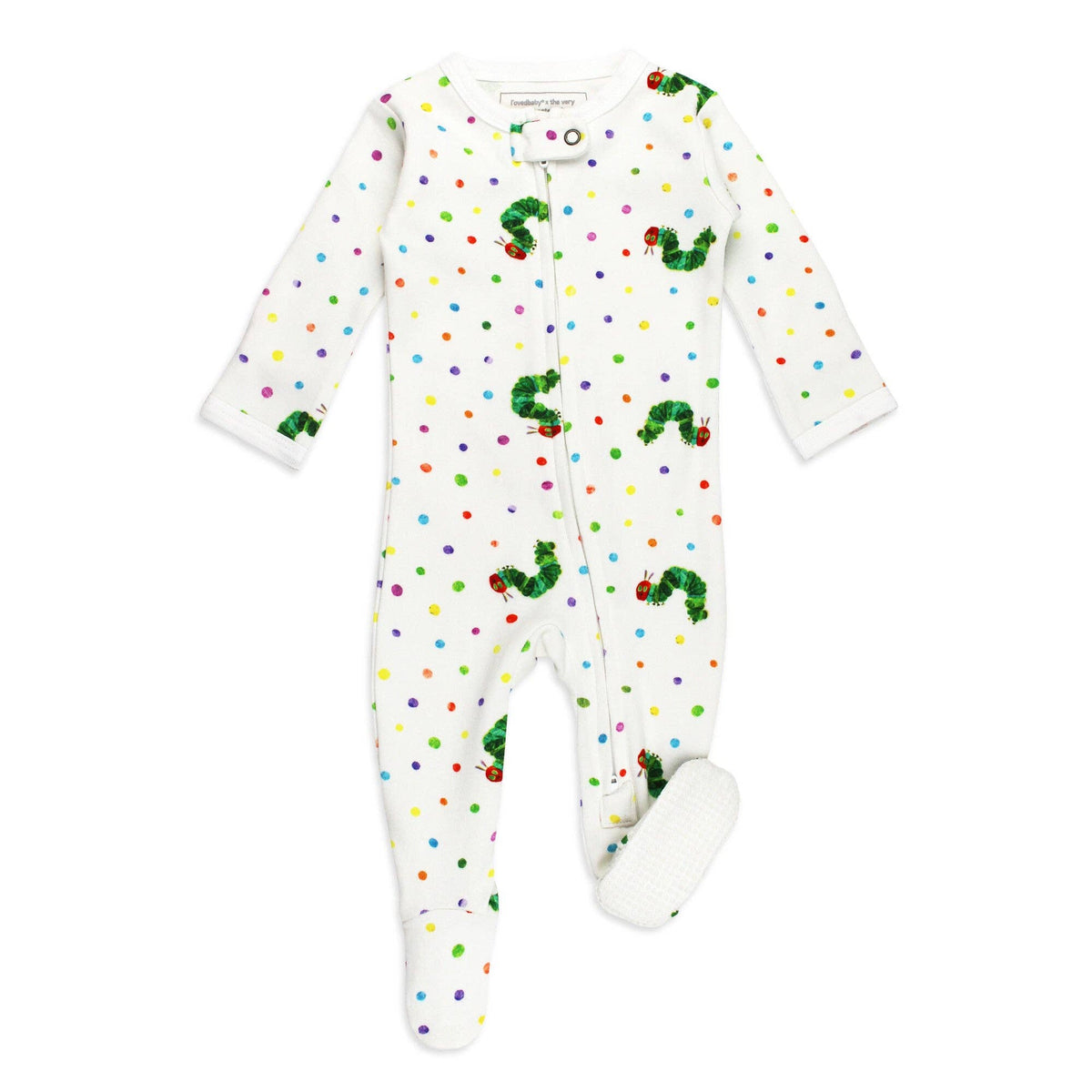 Caterpillar | Organic Zipper Footie
