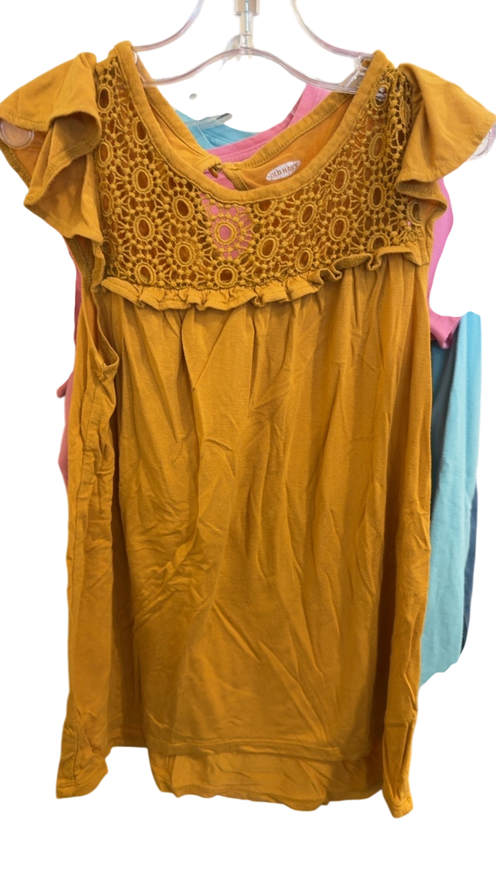 Old Navy Shirt 6/7 Mustard yellow