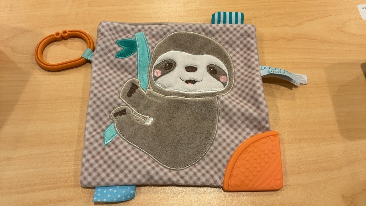 Douglas Baby Teether Toy - Sloth