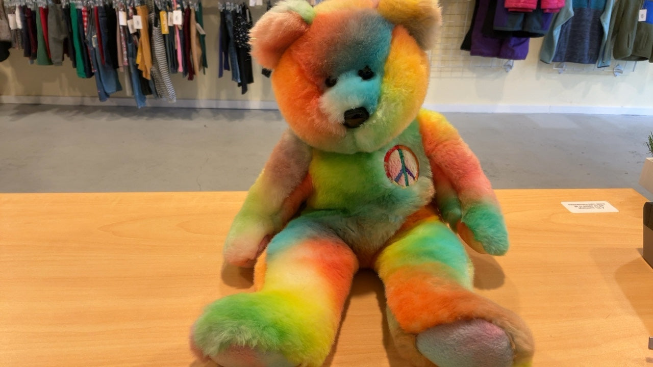 Ty Beanie Babies Buddy 14” Peace Bear