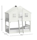 Pottery Barn Kids Tree House Twin-Over-Twin Bunk