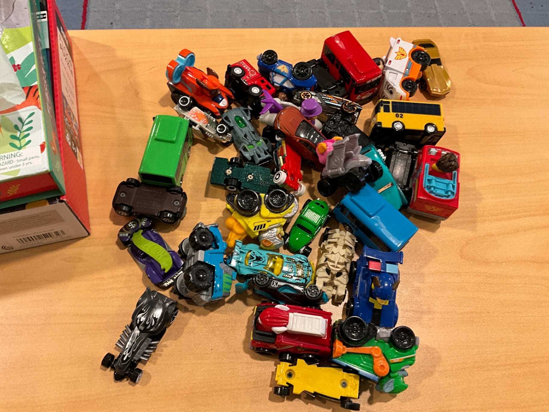 Various Toy Cars