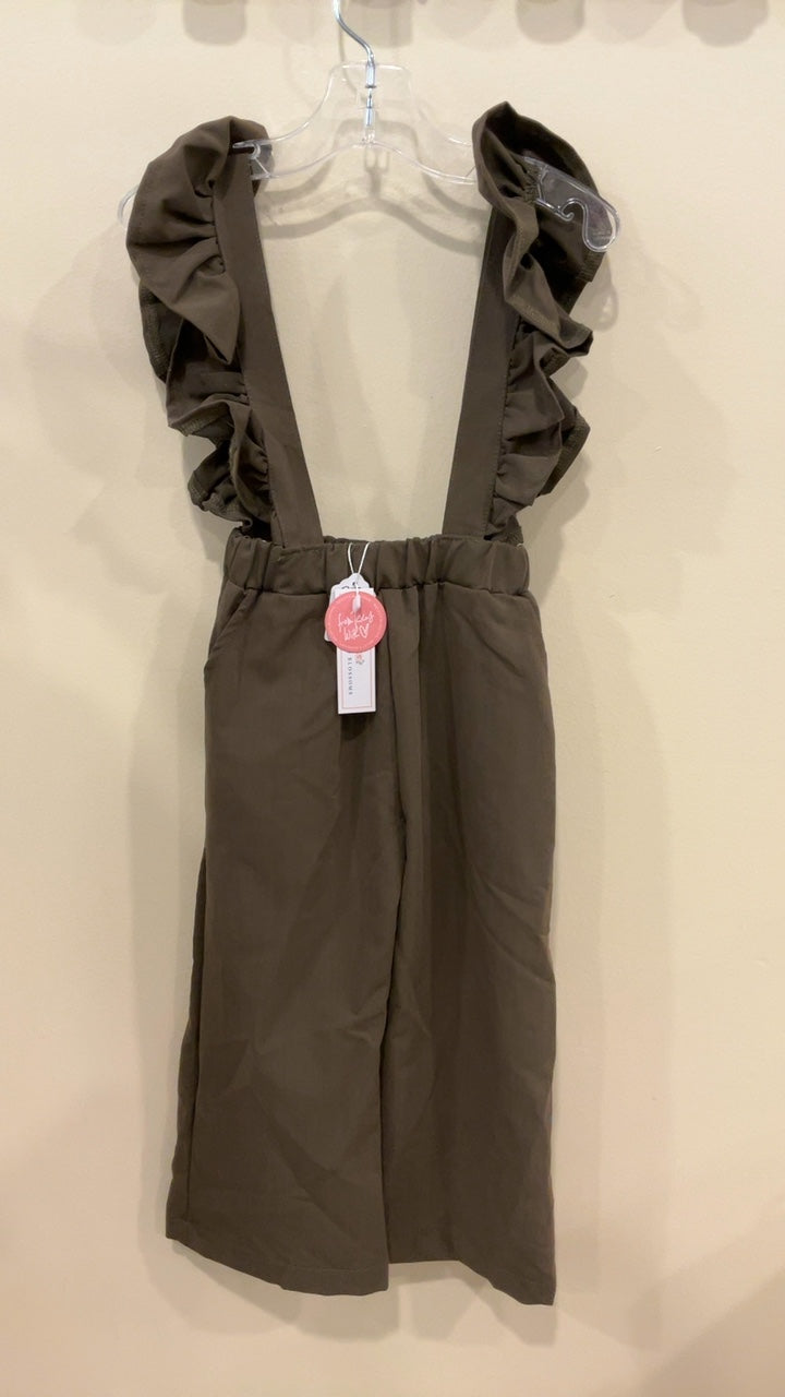 Bailey's Blossoms Sharlynn Ruffle Suspender Pants | Size 3T