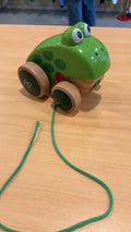 Hape Frog Pull-Along wooden toy