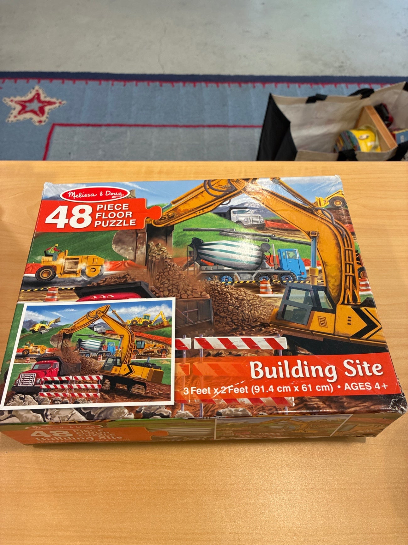 Melissa & Doug Building Site Floor Puzzle