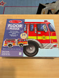 Melissa & Doug Fire Truck Floor Puzzle