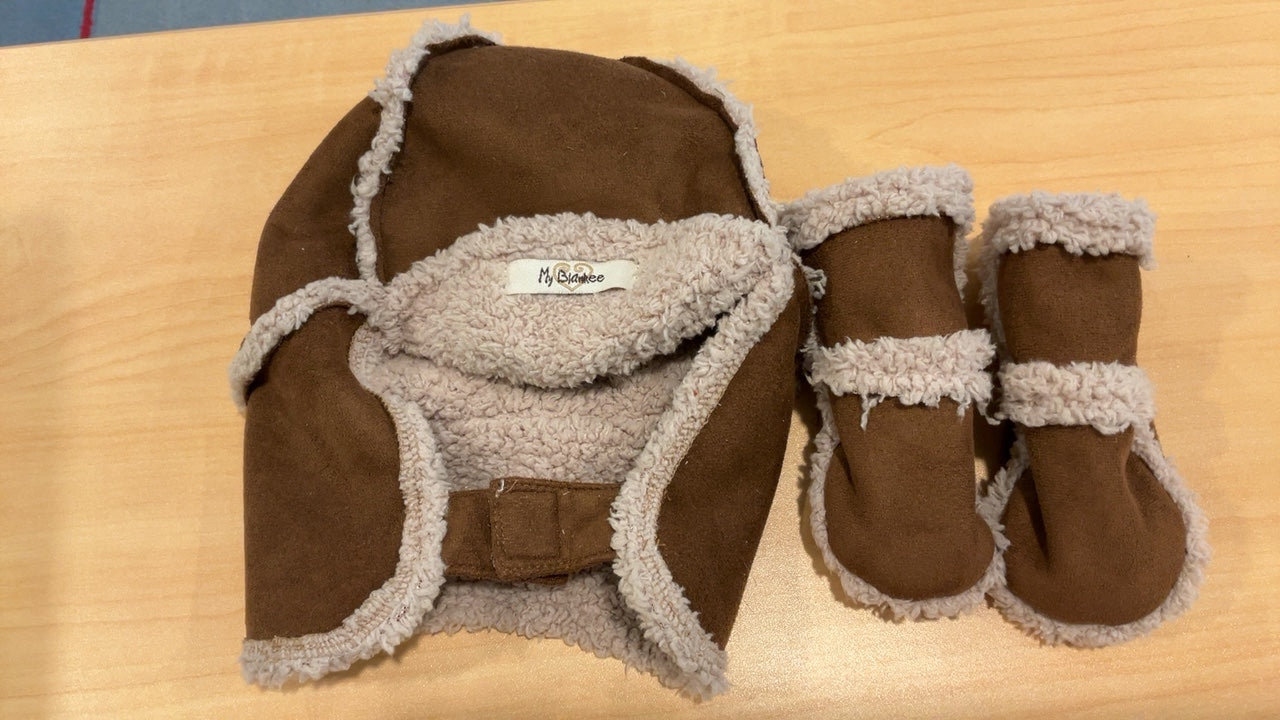 My Blankee Winter Hat & Gloves Set | 0-6 months
