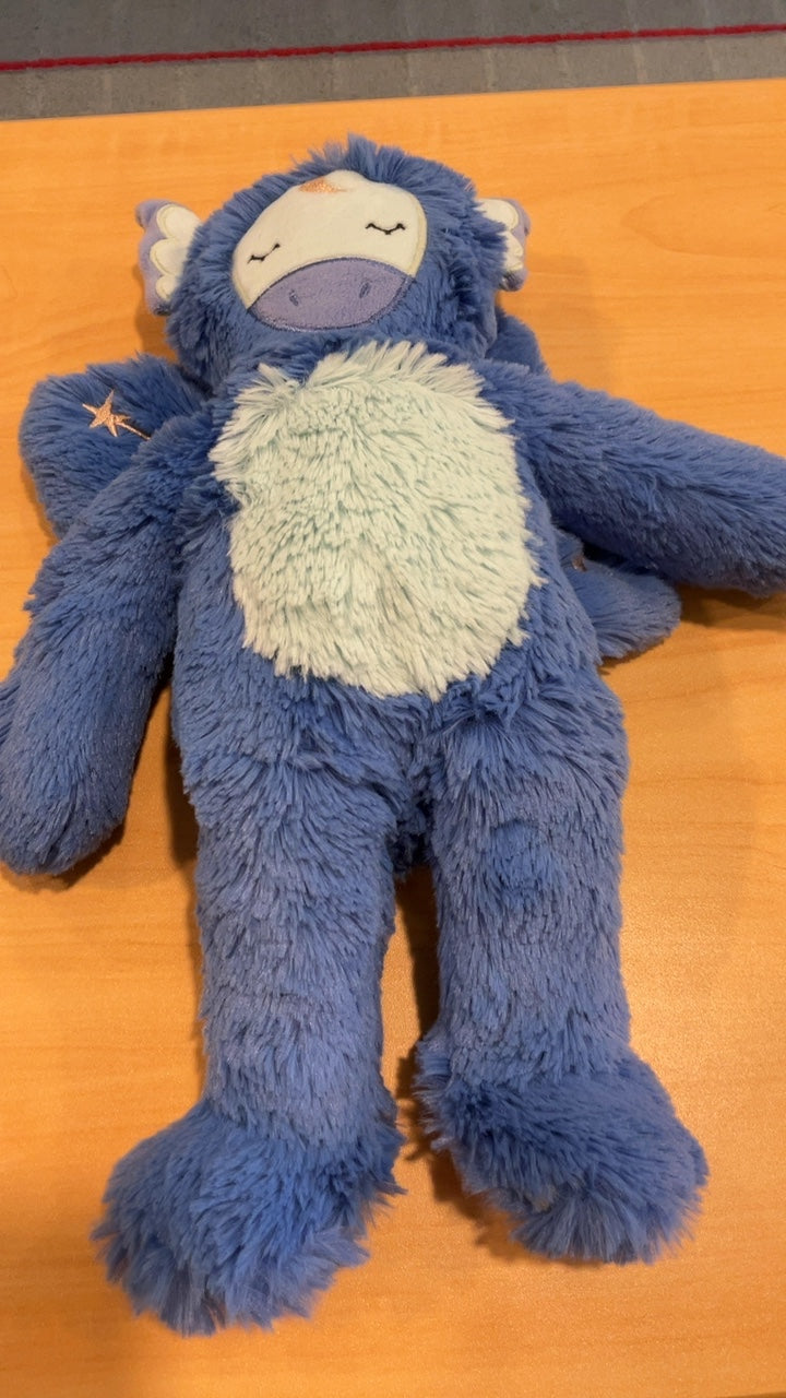 Slumberkins Jade Dragon Plush in Celestial Blue