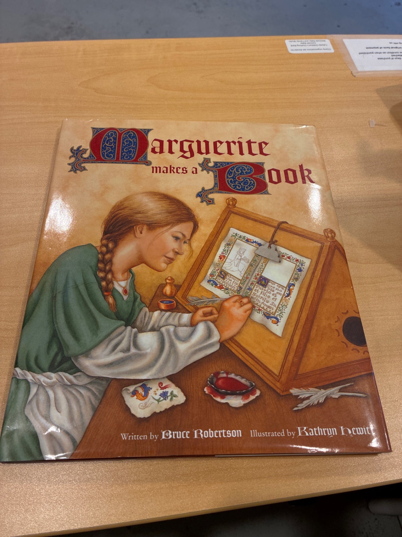 Marguerite makes a Book
