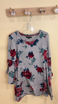 Violets & Roses Sweater | Size 7