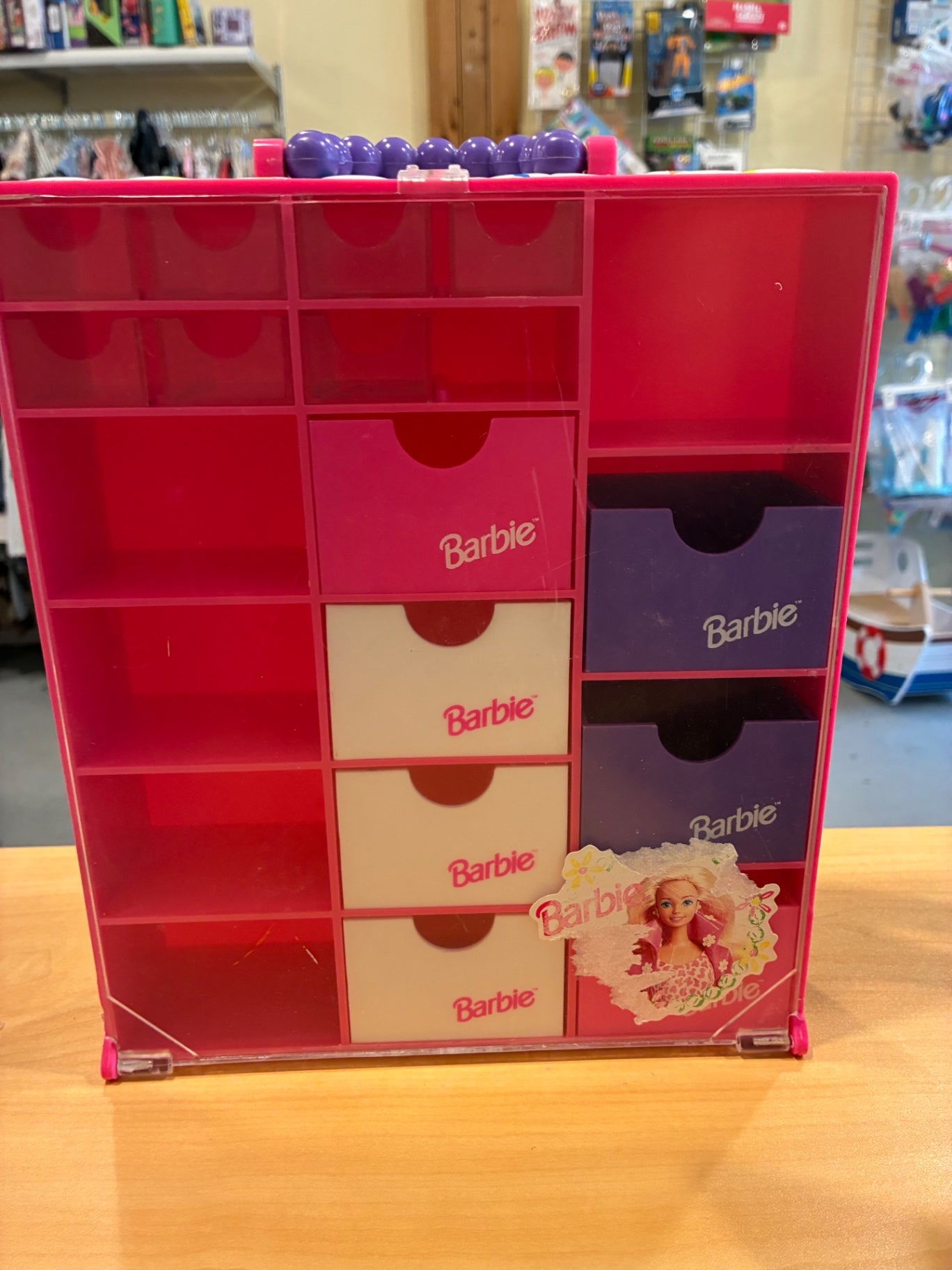 1993 Barbie Doll Clothes Organizer
