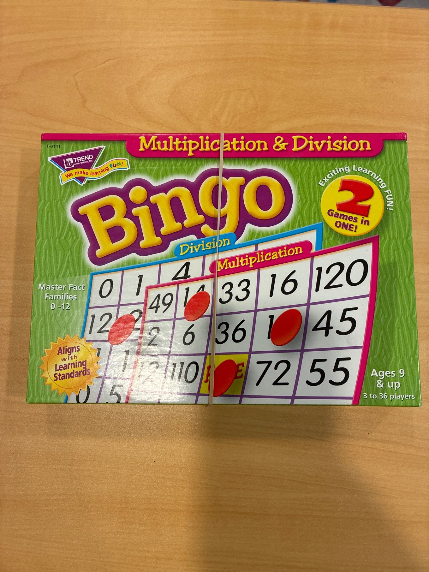 Multiplication and Division Bingo