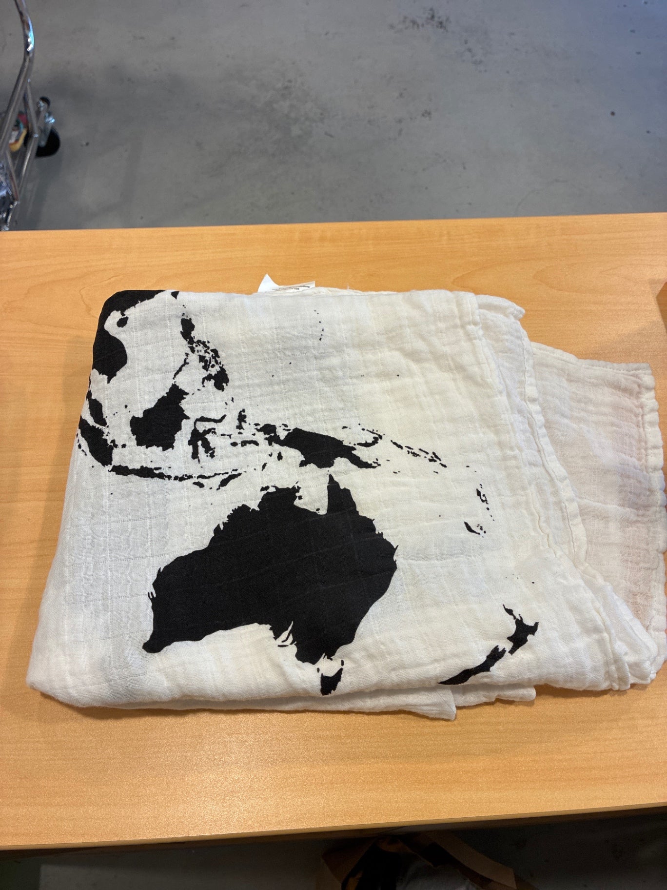 Modern Burlap Swaddle