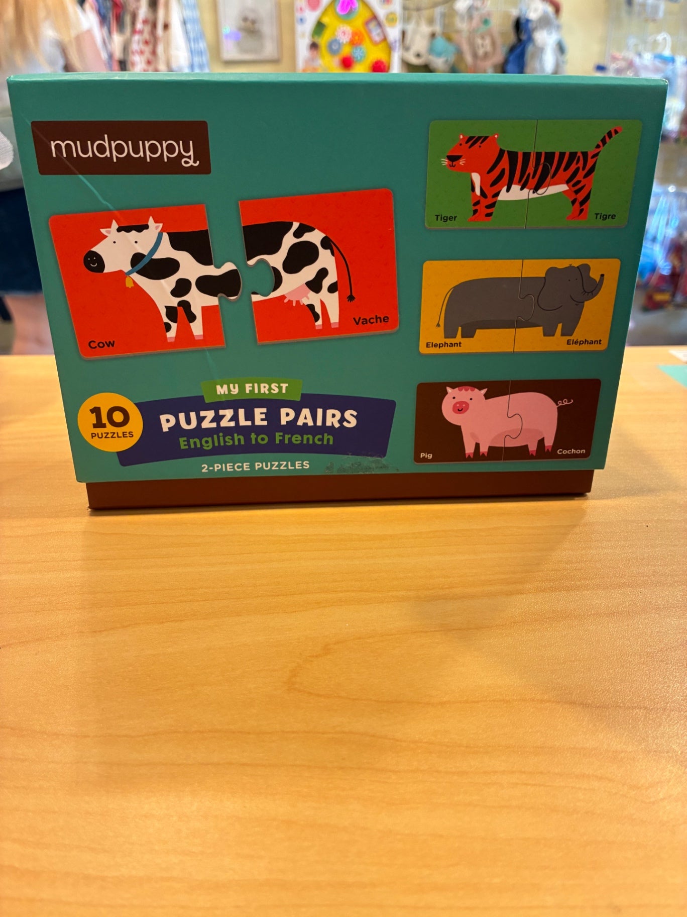 Mudpuppy | Puzzle Pairs - French to English
