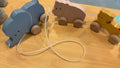 MORI Wooden Animal Pull Along Toy