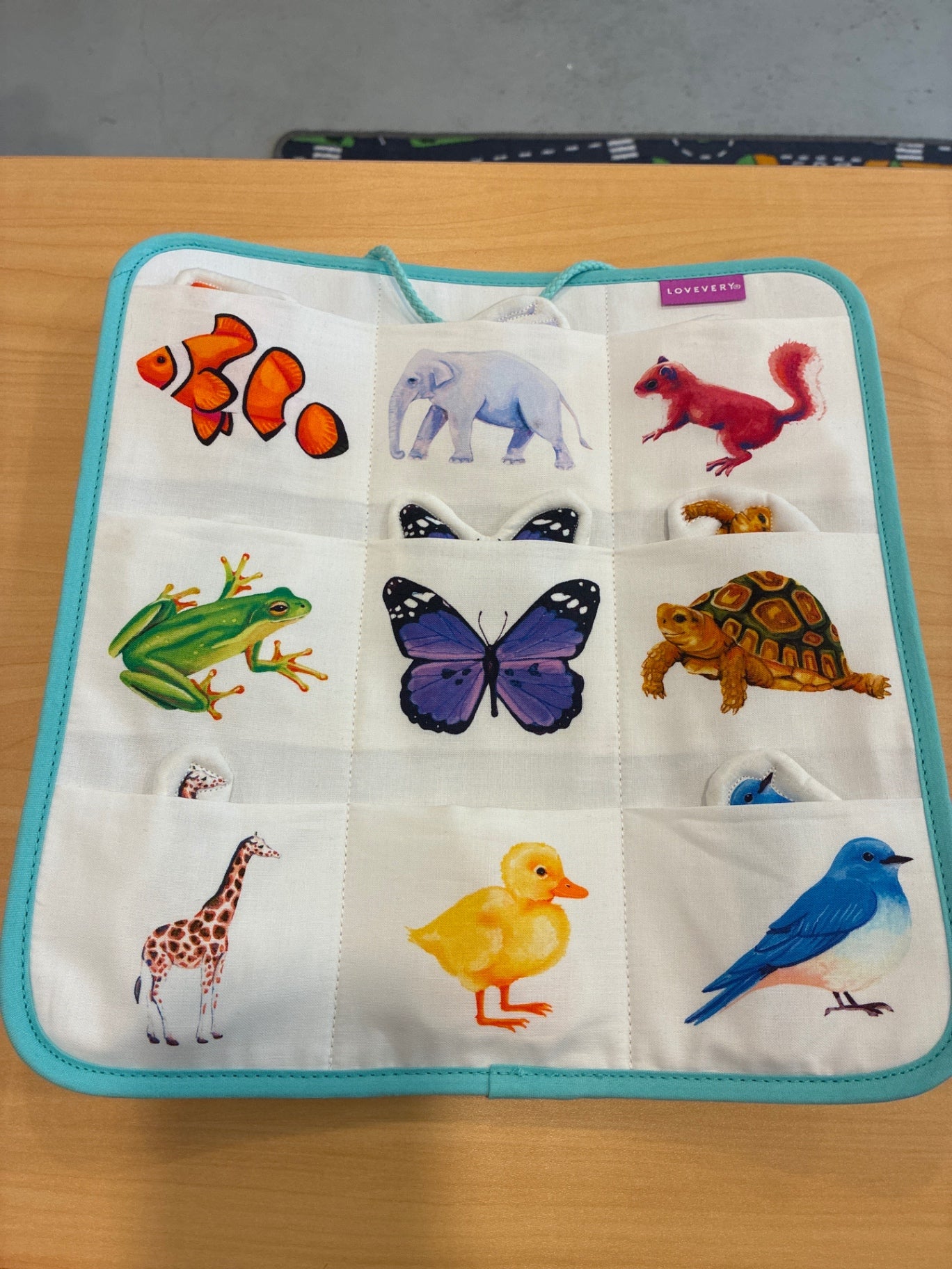 Lovevery | Quilted Critter Pockets