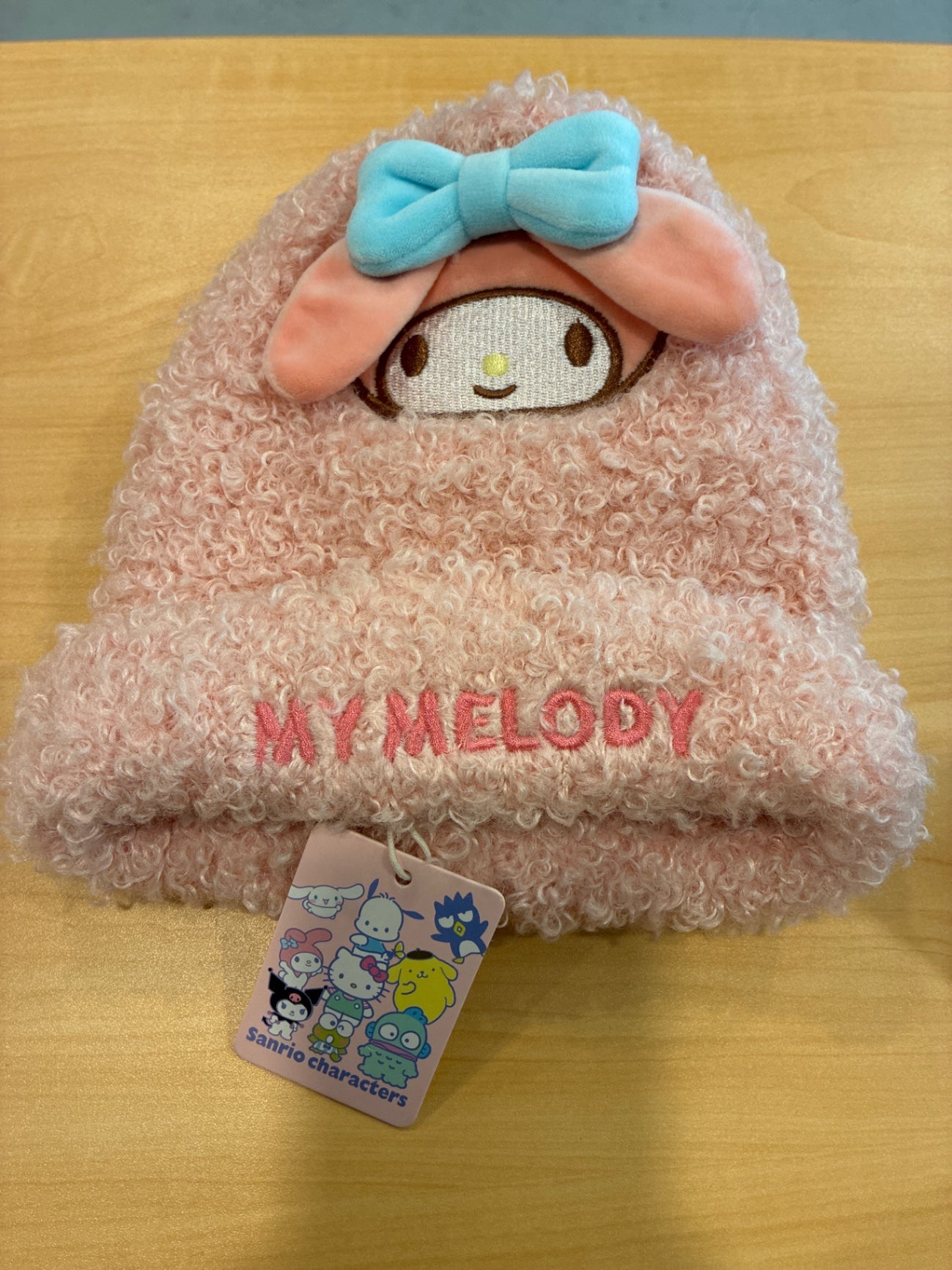 Sanrio Fuzzy My Melody Hat NWT | 3-8 yrs