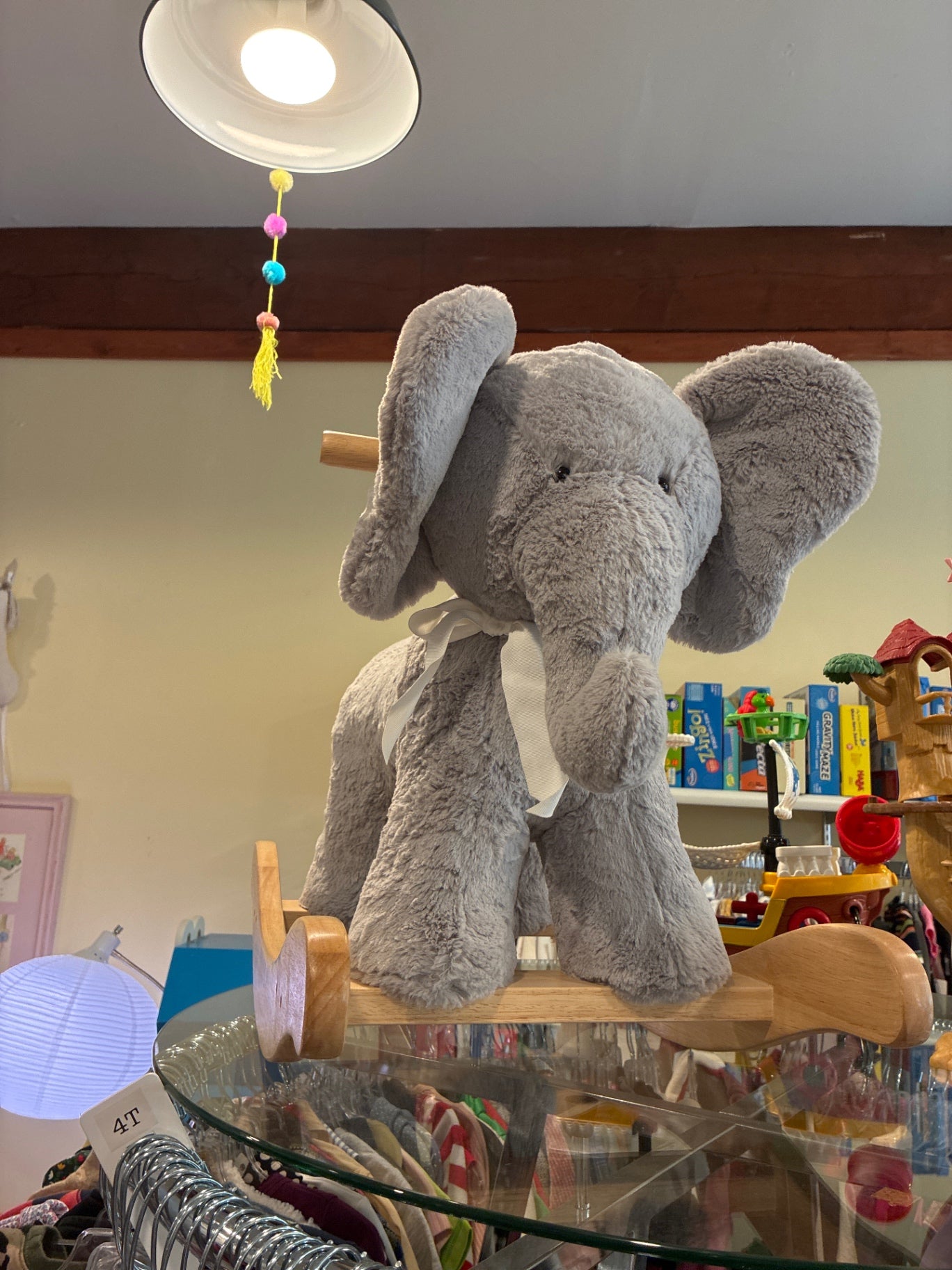 Pottery Barn Kids |  Elephant Plush Nursery Rocker