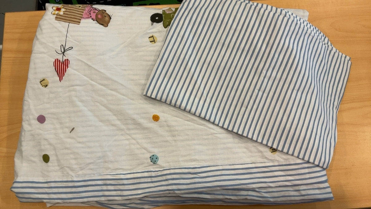 Vintage IKEA Twin Duvet Cover Set