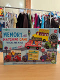 eeBoo | Memory & Matching Game: Trucks & a Bus