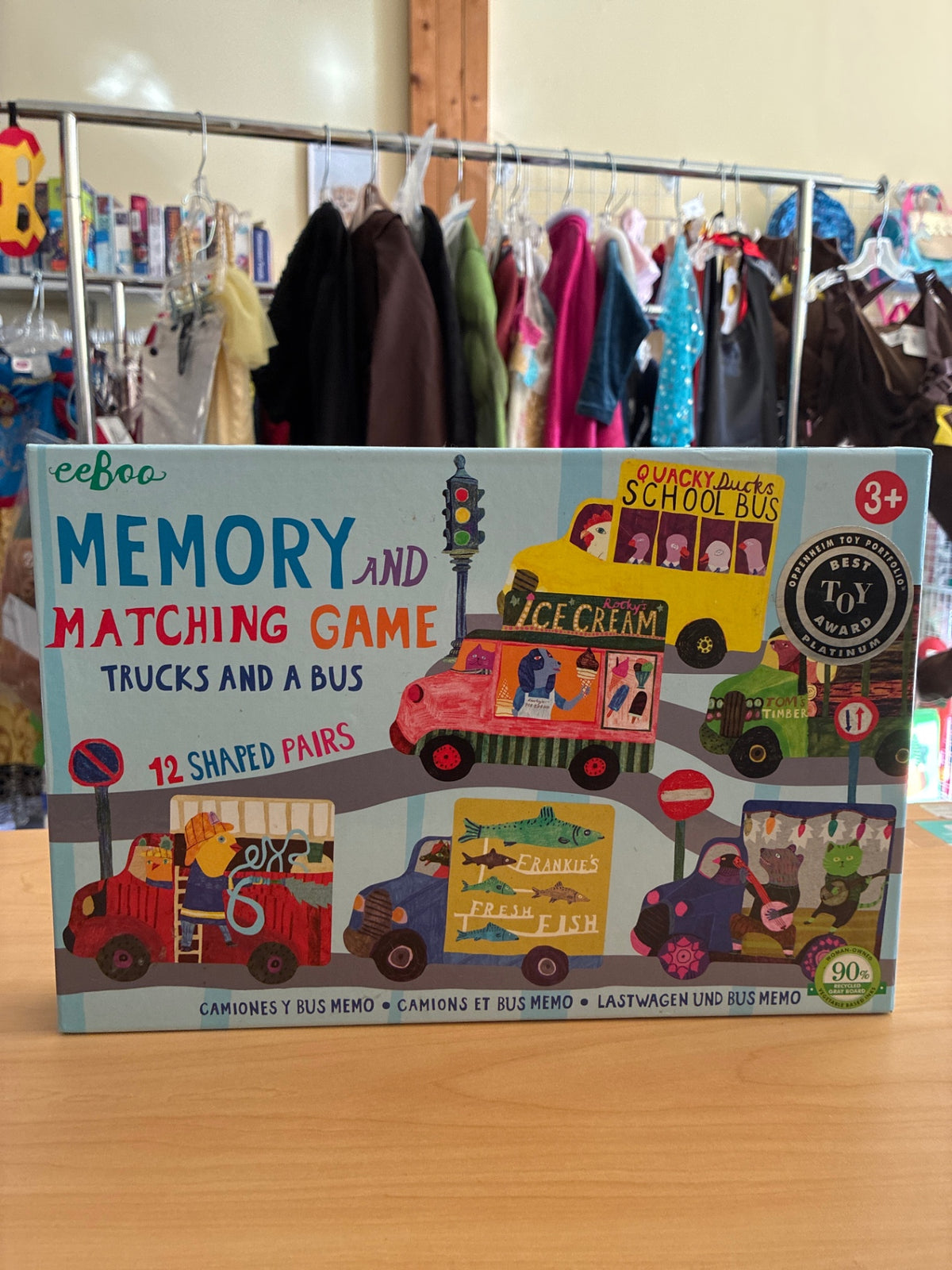 eeBoo | Memory & Matching Game: Trucks & a Bus