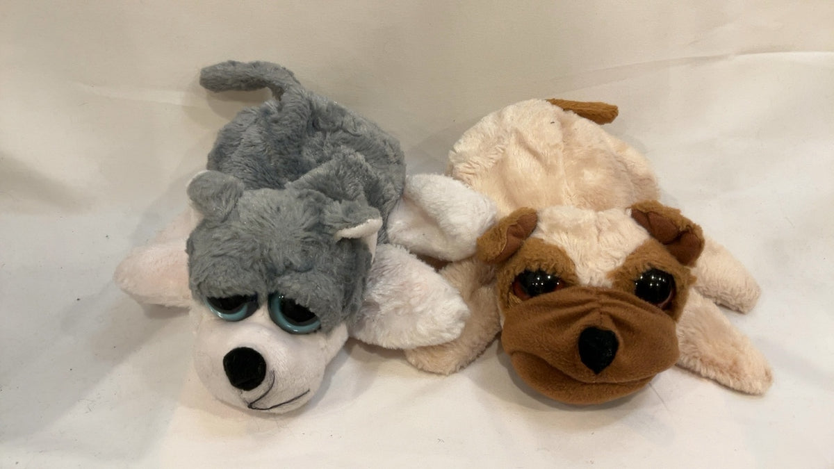 Caltoy Husky & Pug Puppets 