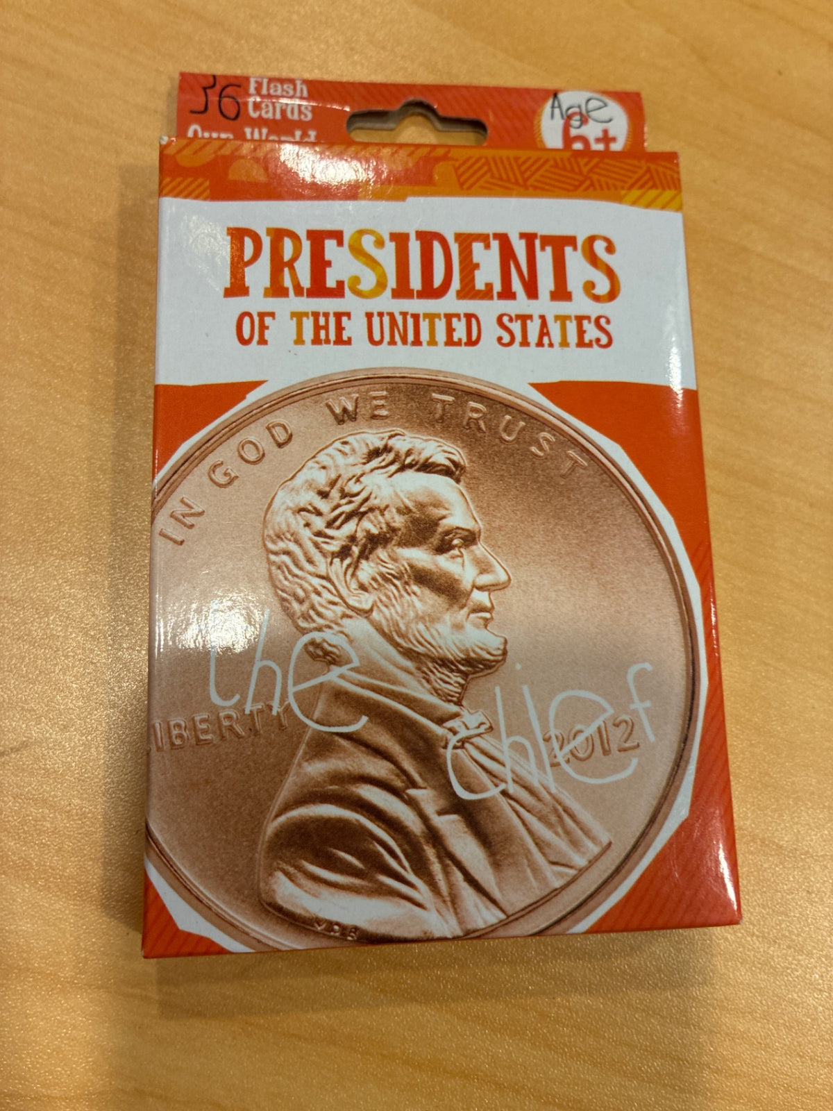Presidents of the United States Flash Cards
