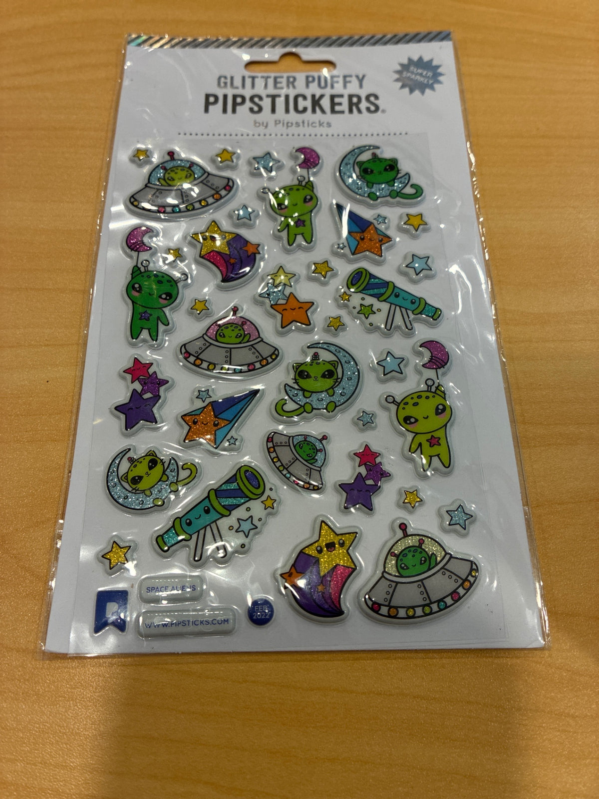 Pipsticks | Glitter Puffy Pipstickers