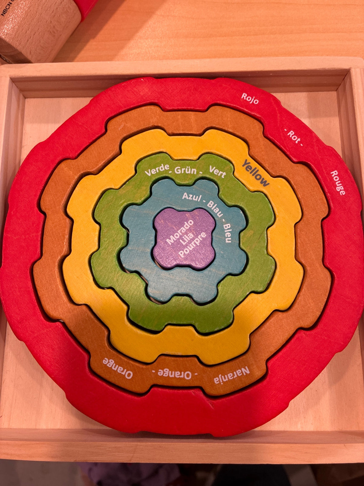 Begin Again | Gear-Stacker, Language-Learning Preschool Puzzle