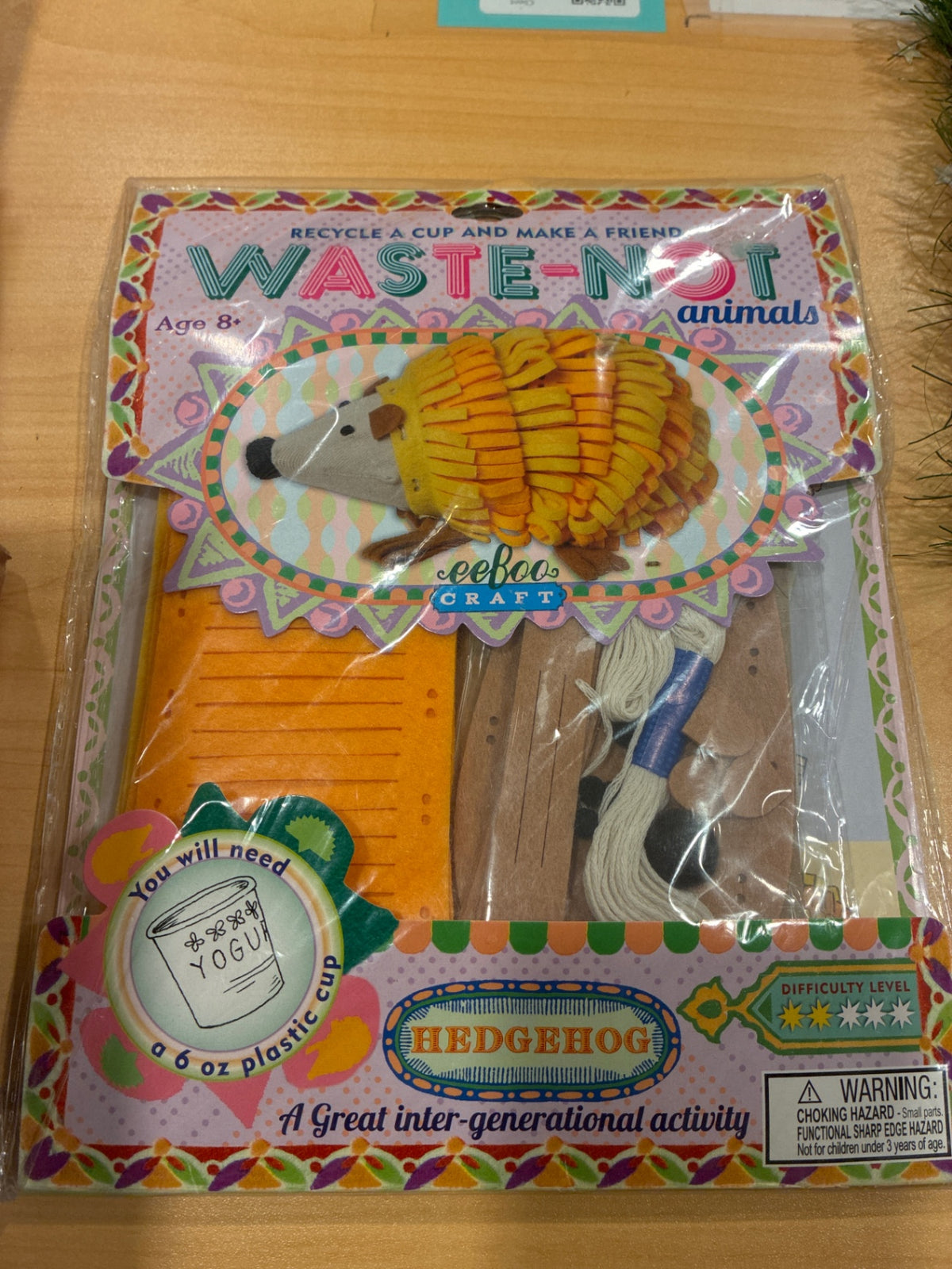 eeBoo | Hedgehog Craft Kit