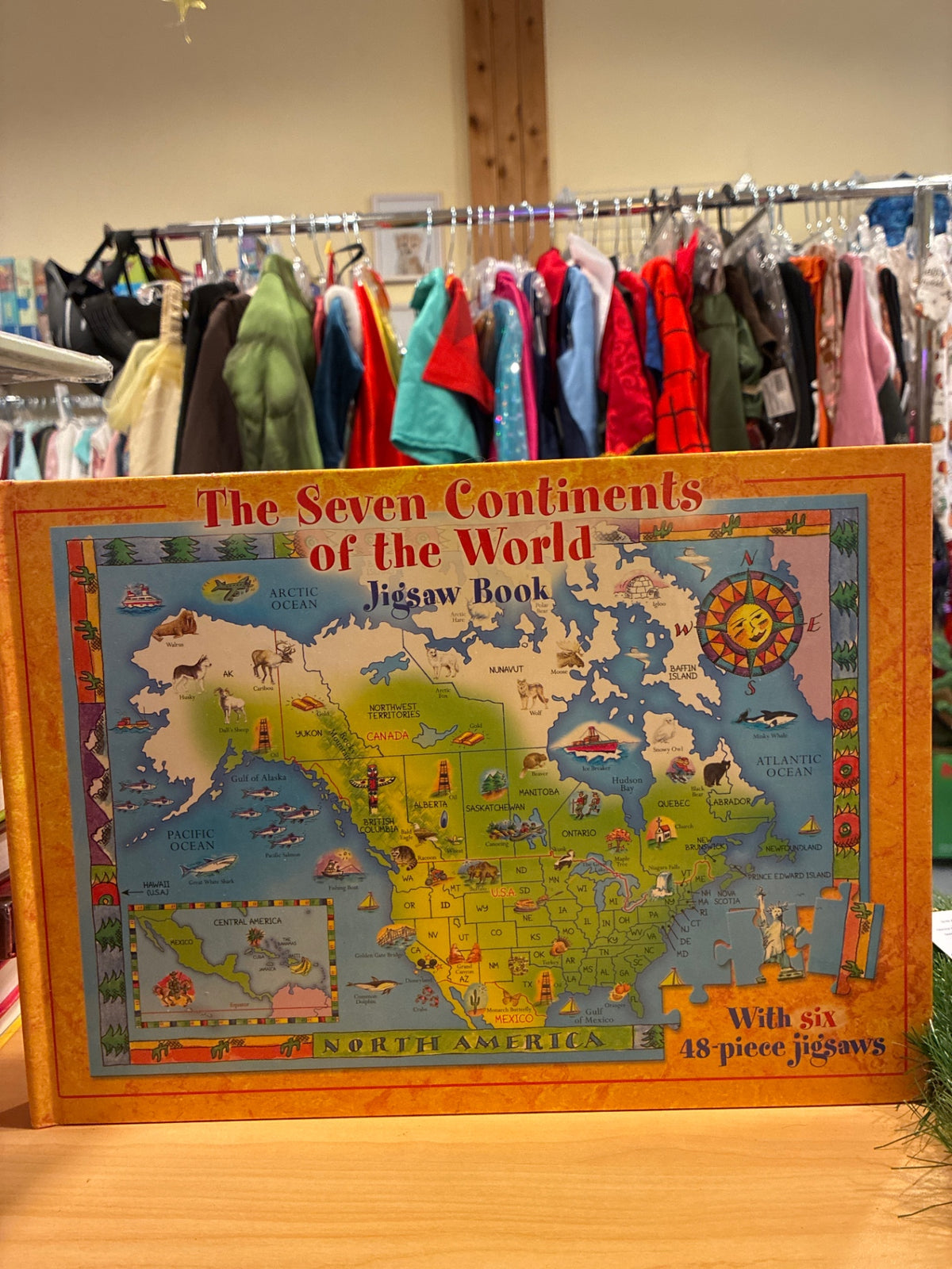 The Seven Continents of the World Jigsaw Book
