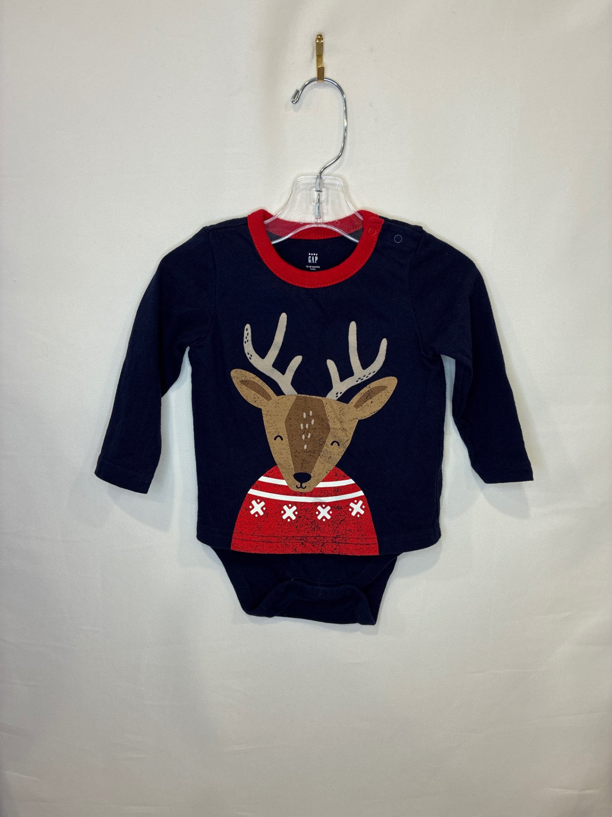 GAP Holiday Bodysuit | 12-18 months