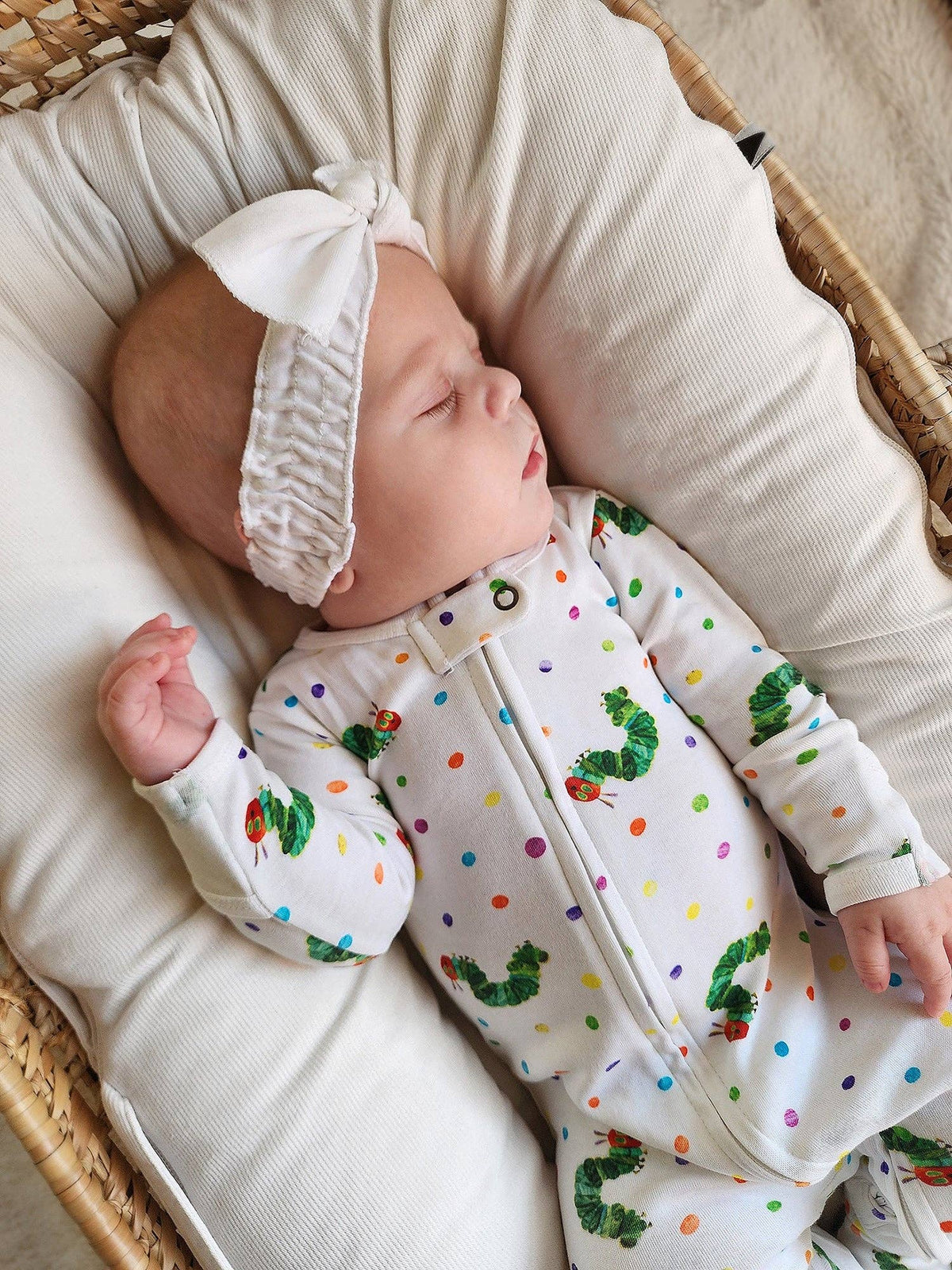 Caterpillar | Organic Zipper Footie