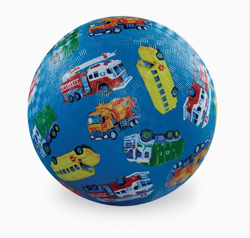 7" Playground Ball - City Vehicles