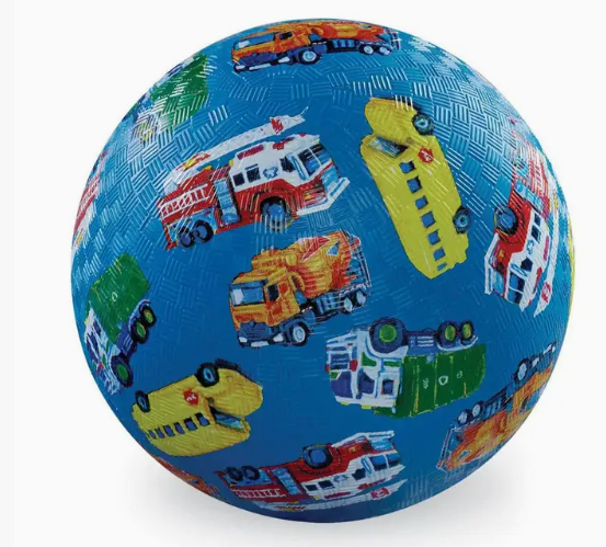 5" Playground Ball - City Vehicles