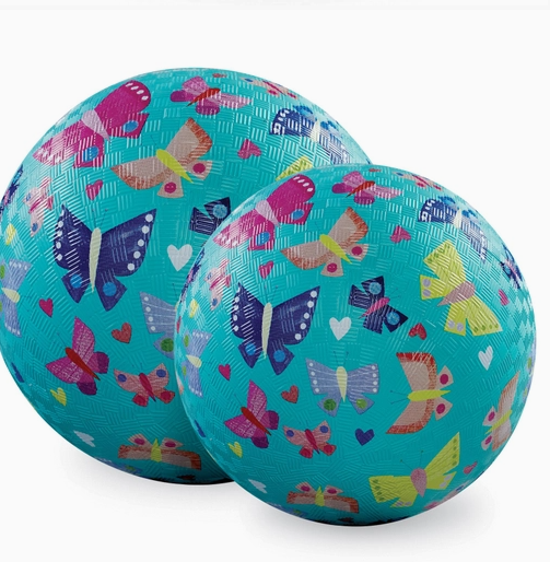 5" Playground Ball - Butterfly Rainbow