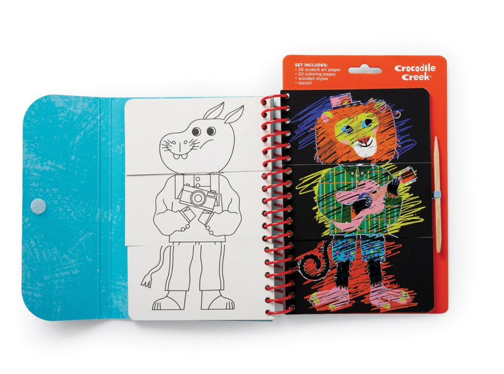 Scratch Art Flip Book - Animals