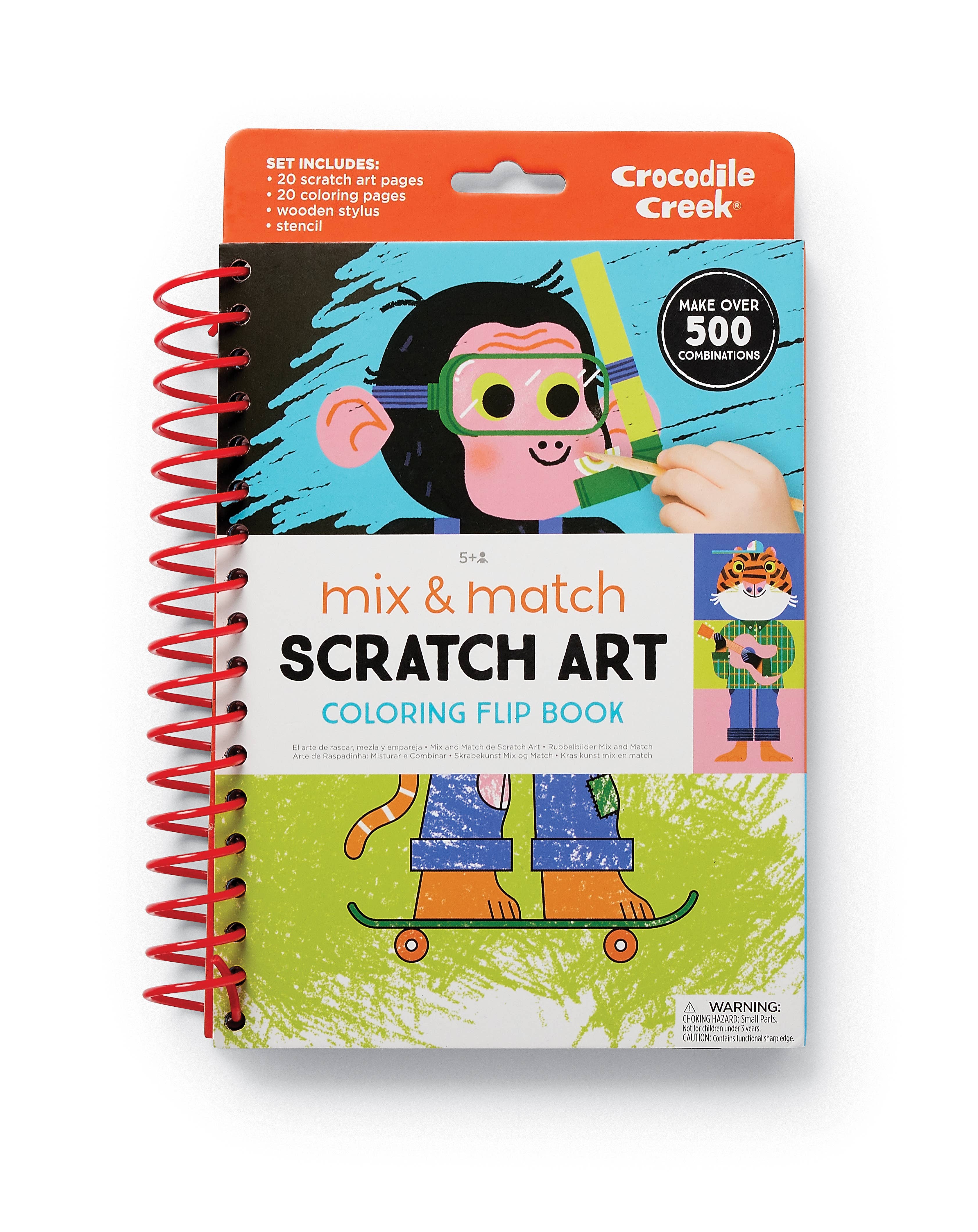 Scratch Art Flip Book - Animals