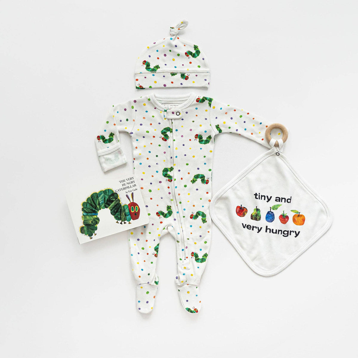 Caterpillar | Organic Zipper Footie